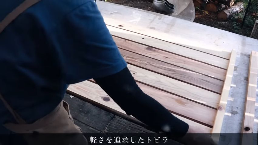 ウッドデッキに取り付ける扉