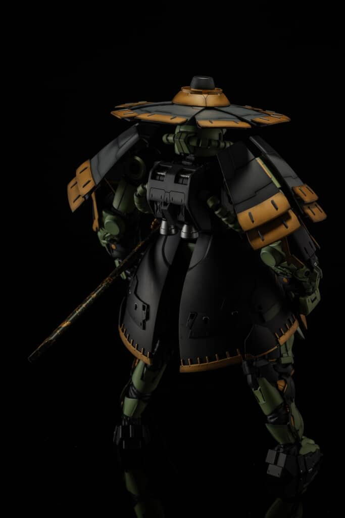 他のガンプラと組み合わせて作った戦国ザク