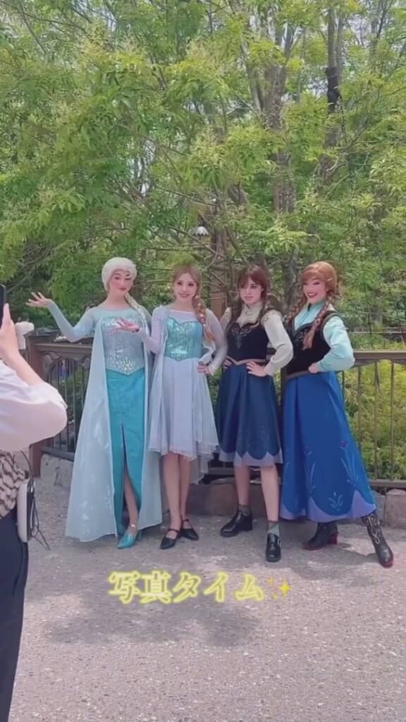 完璧なポーズでパシャリ