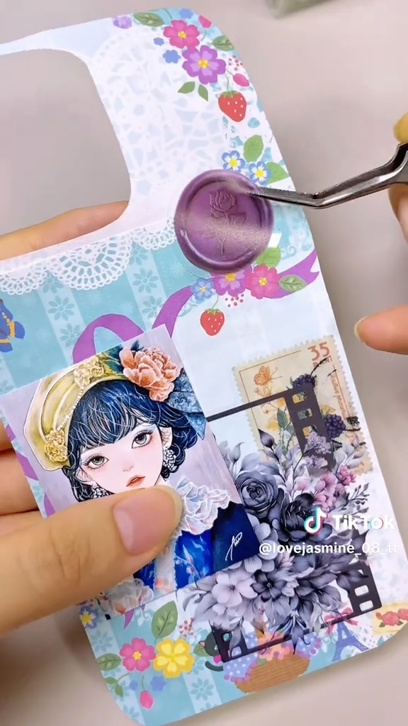 シーリングスタンプやマスキングテープでデコレーション