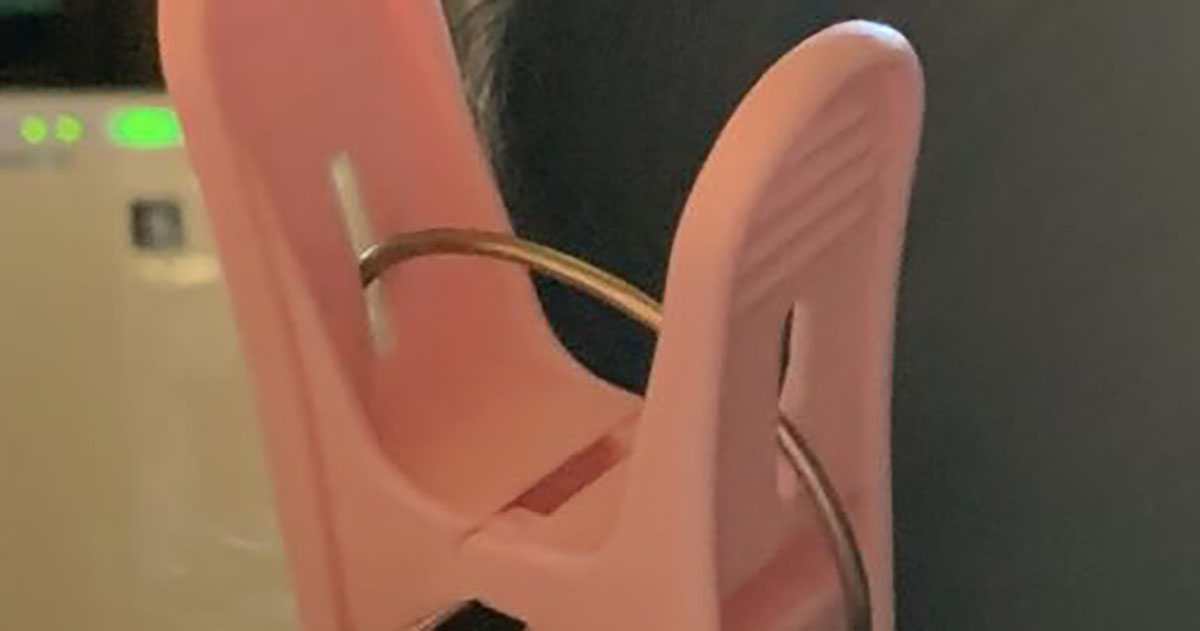 3歳娘が“大きな洗濯バサミ”を身に着けると……　まさかの再現度にママ感激「サイズ感がピッタリ」「実写版初めて見た」（1/3） | 育児 ねとらぼ