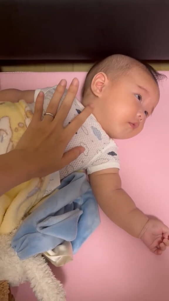 ぽんぽんして7秒したら……