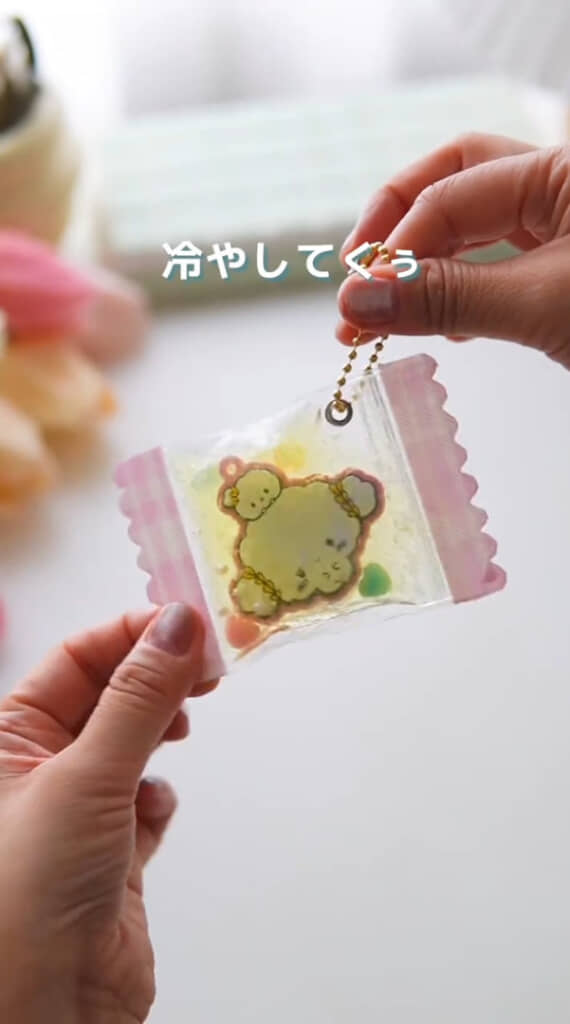 かわいいキャラクターチャームが完成