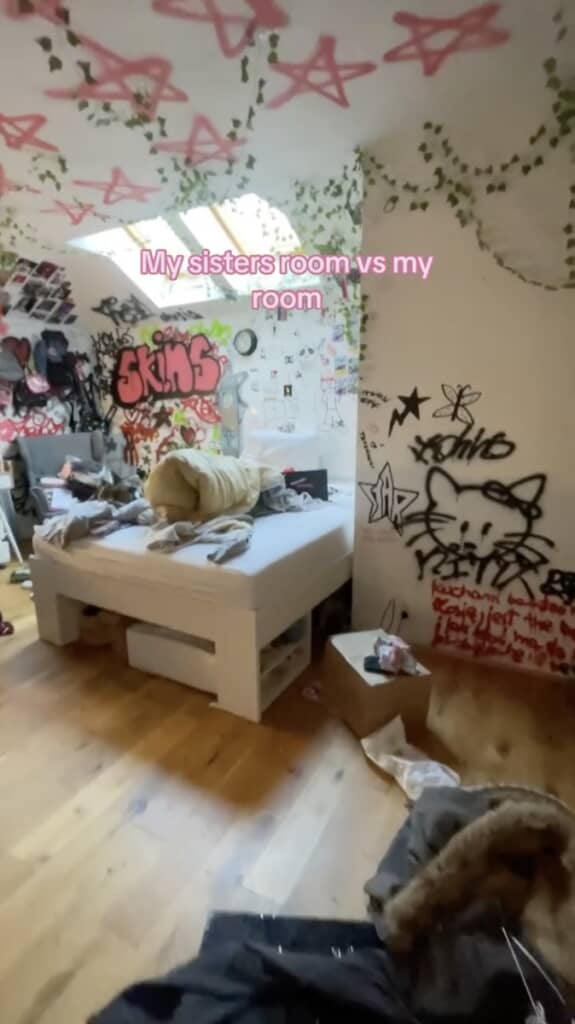 姉妹の部屋。アバンギャルド！