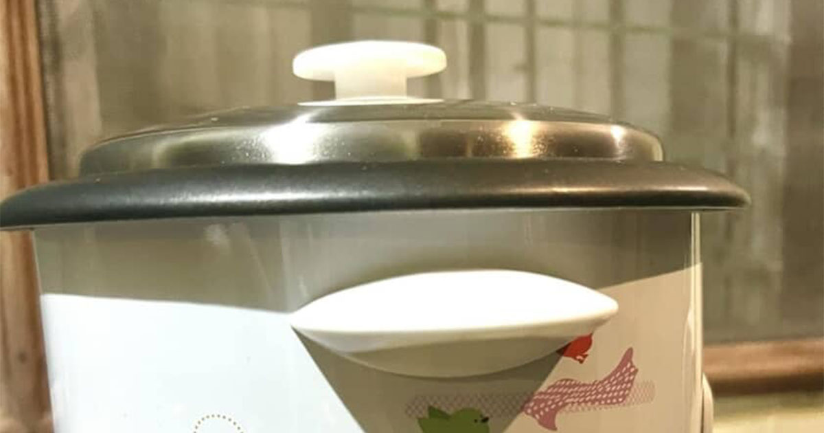 フィリピンで買ったレトロな炊飯器→よく見ると……　主張が強すぎる“まさかのデザイン”に「このくらいの自信を持って生きたい」（1/2） | 家電・PC・カメラ ねとらぼ
