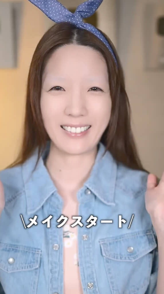 メイクも平成の流行を再現します