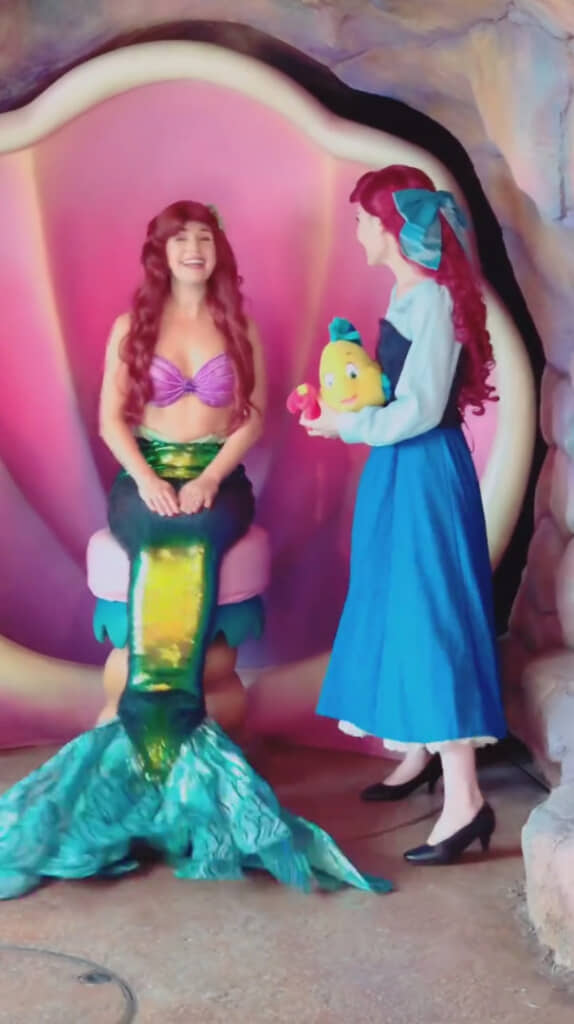 再現度にアリエルもこの表情