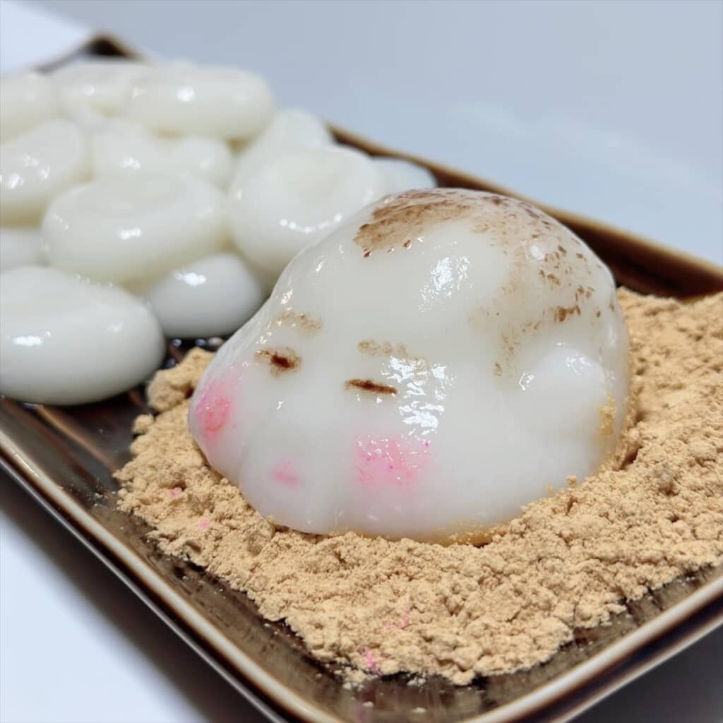 夫が作った娘そっくりのお月見団子