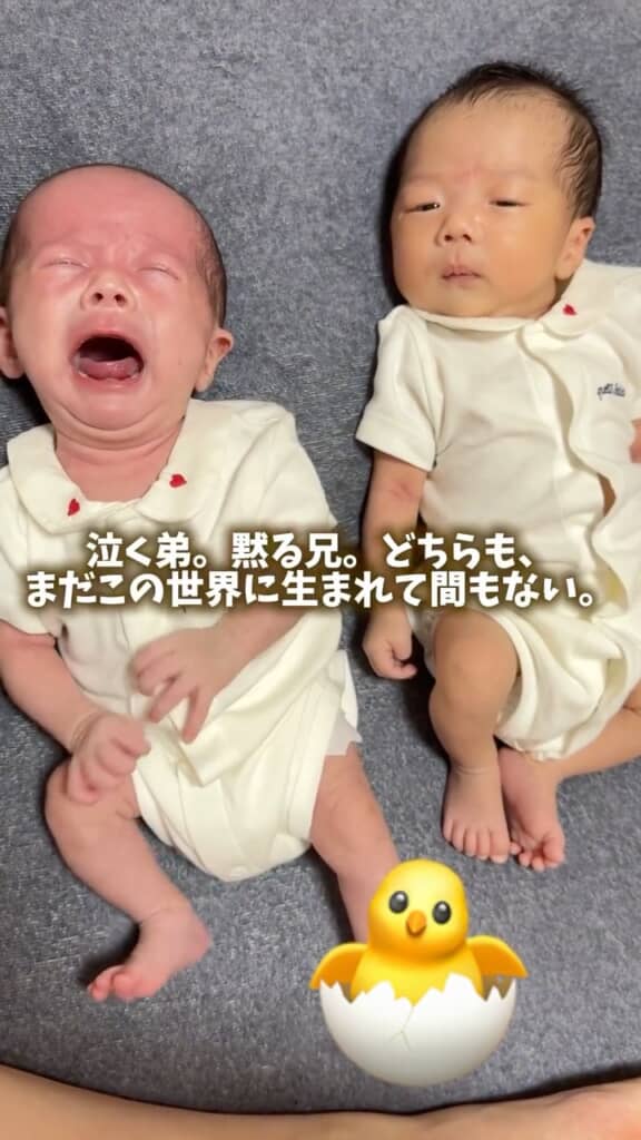 対照的な2人