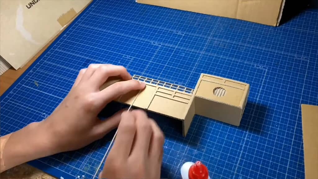 中学1年生がダンボールで作った鬼滅の刃の無限城