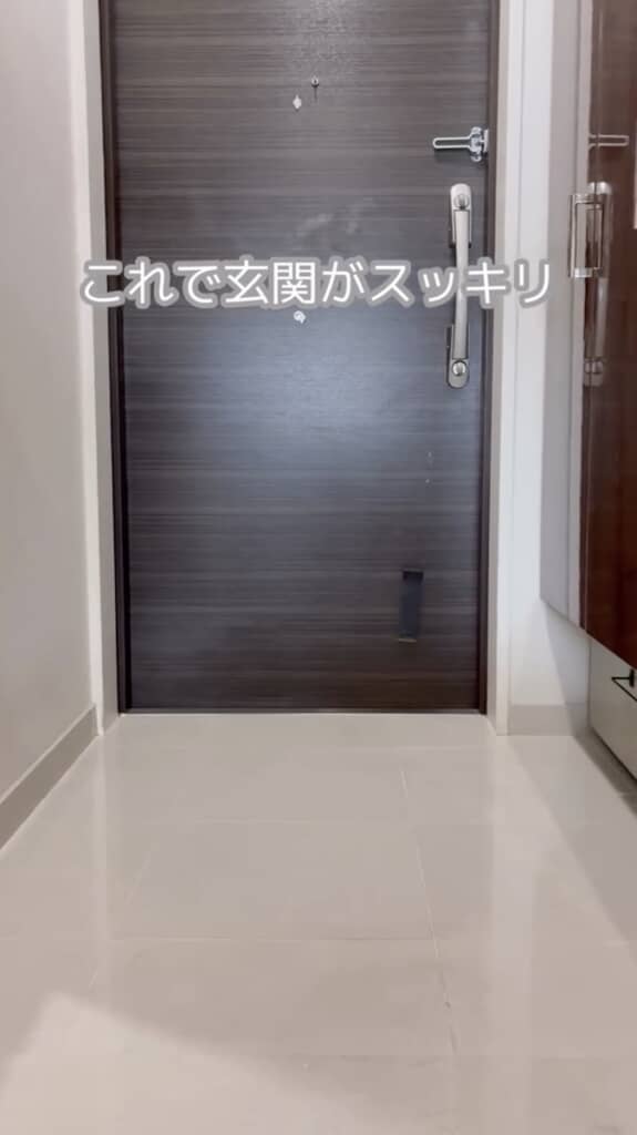 玄関がすっきり！