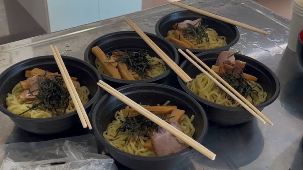 文化祭クオリティーを超えた油そば