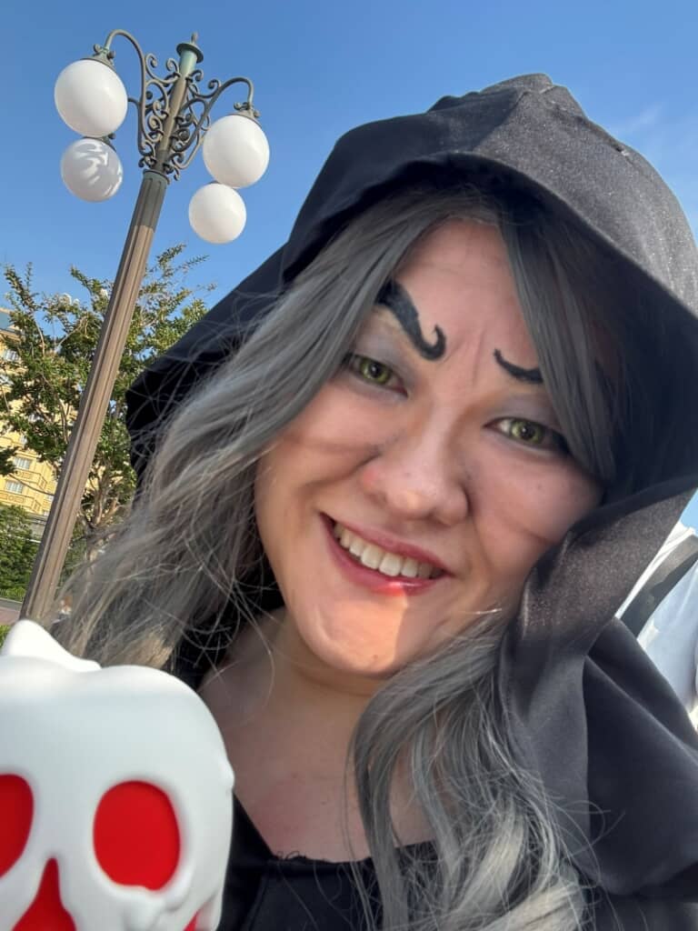 白雪姫の魔女に扮した唯斗さん