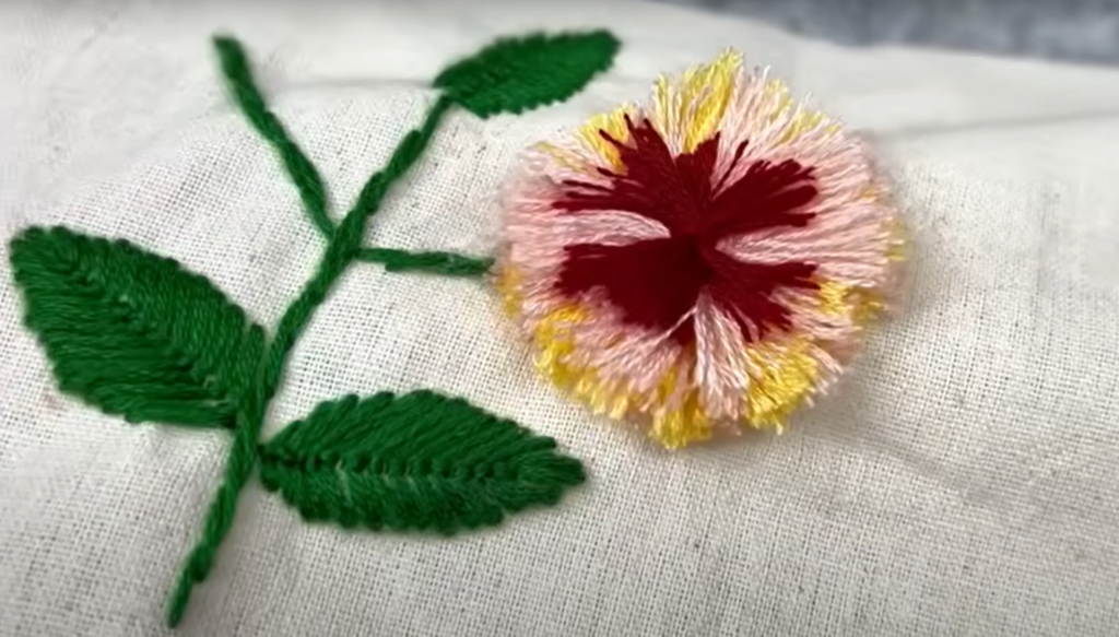 かわいらしいお花が完成！