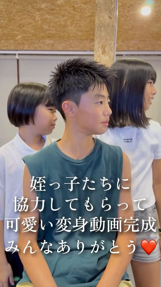 サイドはすっきり