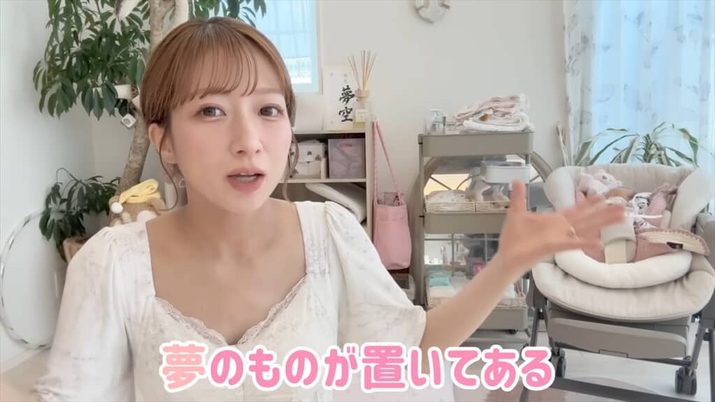 辻希美がリビングに作った次女・夢空ちゃん専用のスペース