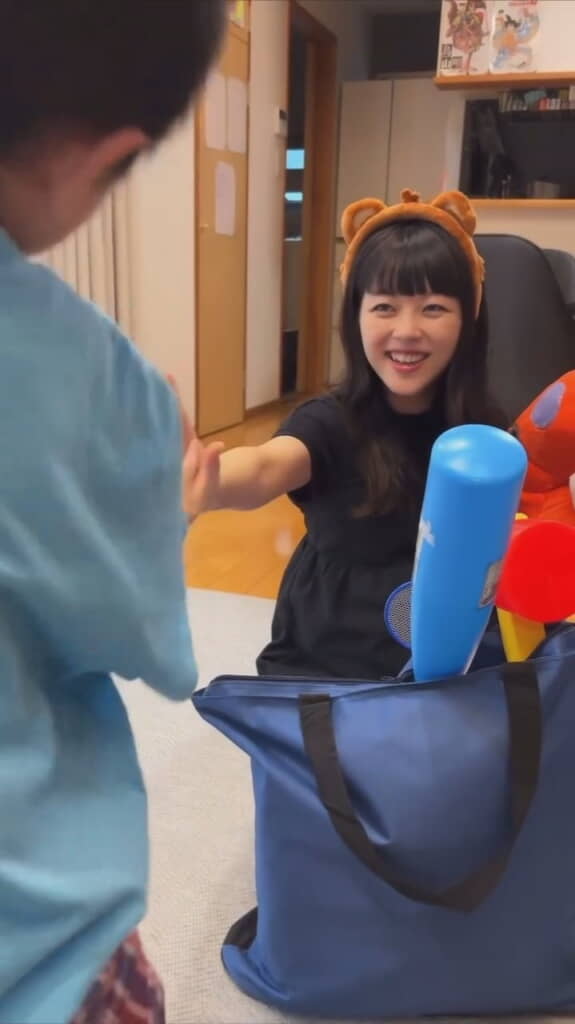 息子さんからのエールで準備完了！