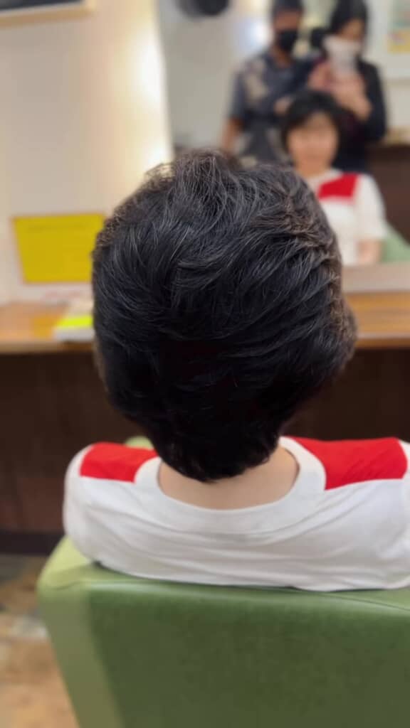 昭和ヘア・後から