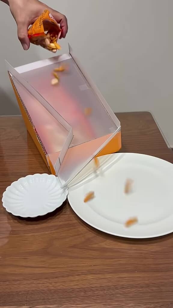 柿ピー分別マシン・実験開始