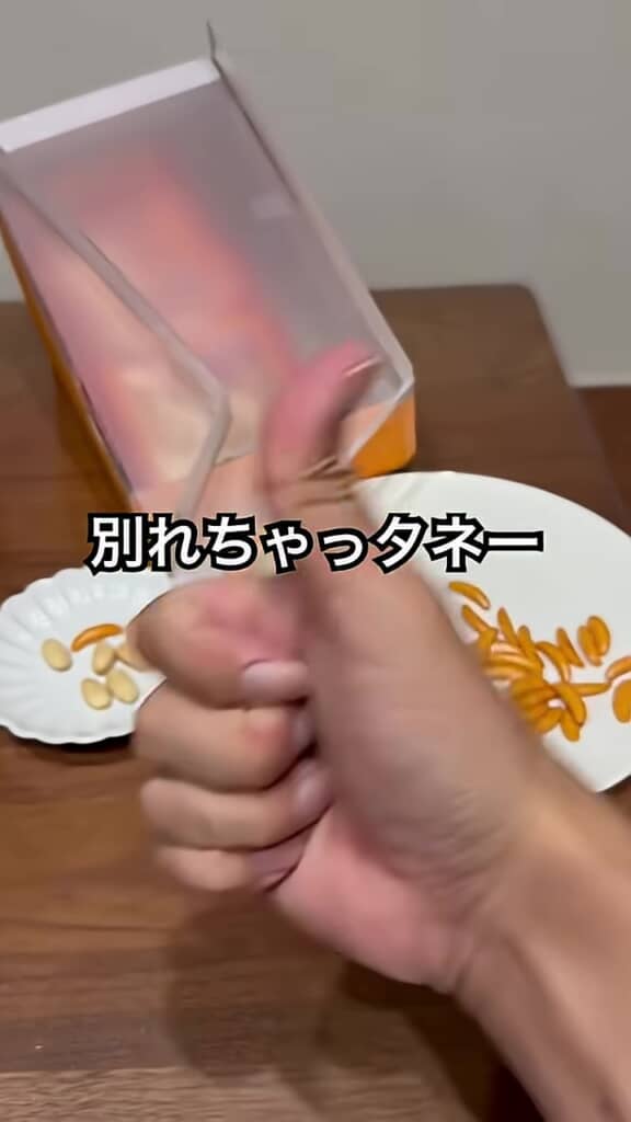 柿ピー分別マシン・ダジャレで締めたところ