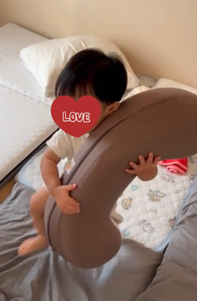 頑張って運んでる……！