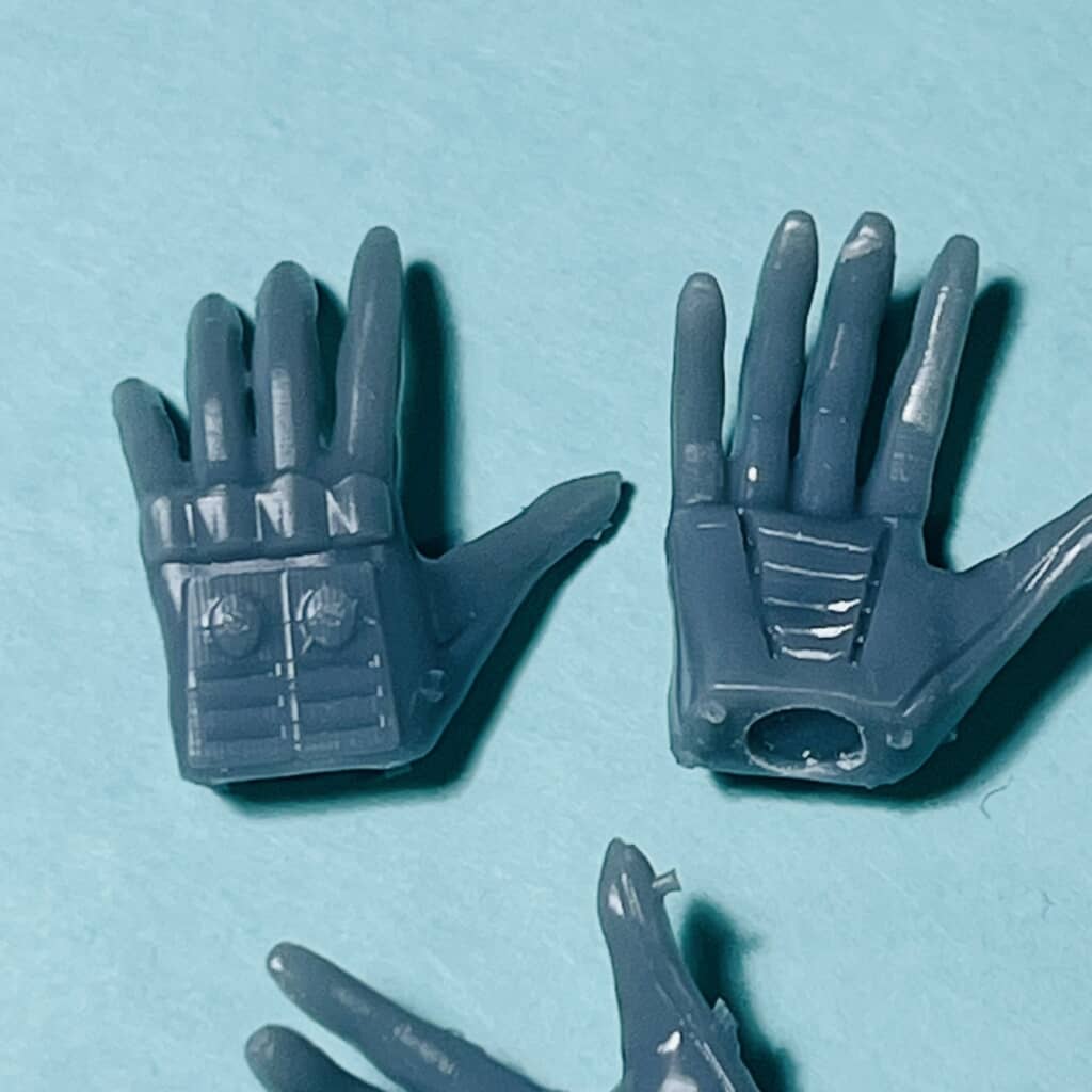 3Dプリンターで作ったエルガイムの手