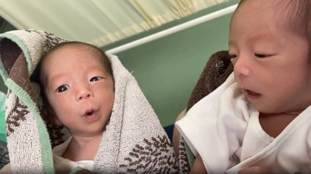 双子だと気付いたみたい!?