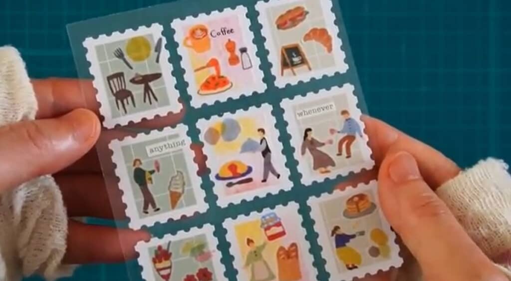 かわいいコラージュができました