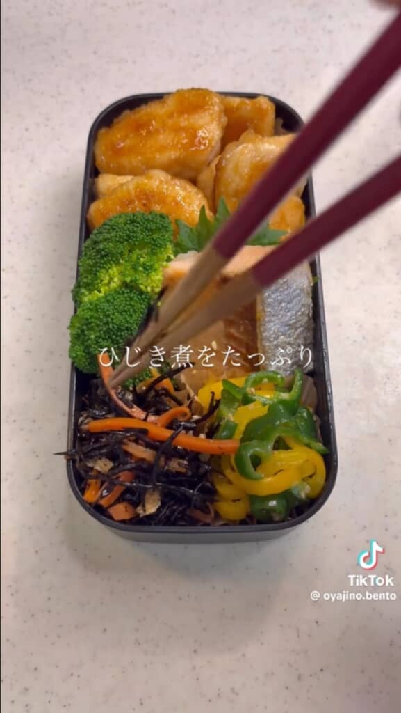 父親が作ったお弁当