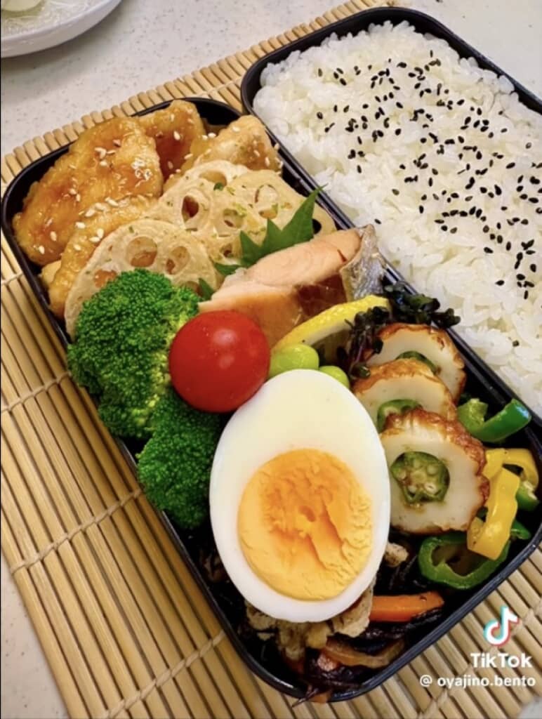 父親が作ったお弁当