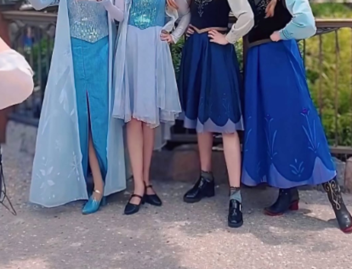 “ディズニーガチ勢”の双子姉妹→アナ雪の人気キャラと遭遇したら……「おぉおお」「鳥肌立った」　奇跡の光景が209万再生（1/3） | ディズニー ねとらぼ