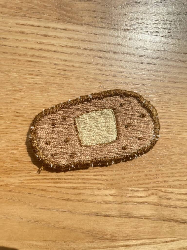 ばんそうこうモチーフのワッペン