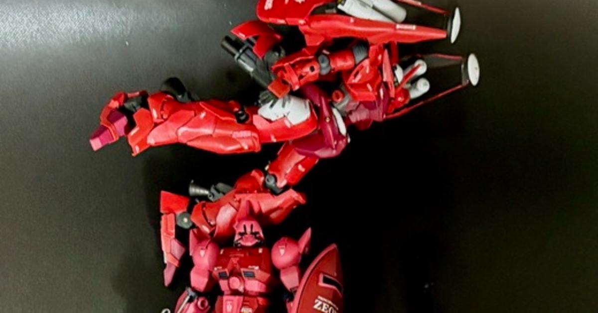 『ジークアクス』最終話の“赤い機体”を再現すると……　まさかの作品に「天才がおった!!」「最高オブ最高オブ最高」（1/3） | ライフスタイル ねとらぼ