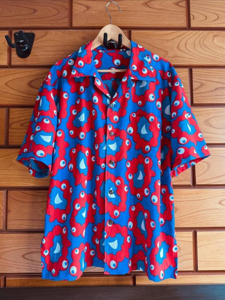 ステテコをリメイクしたアロハシャツ！