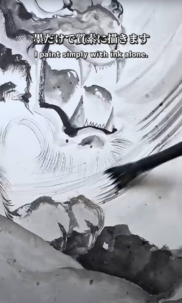 墨だけを使います