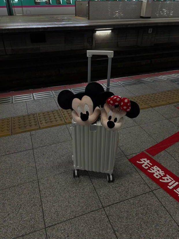 2人でディズニーランドへ