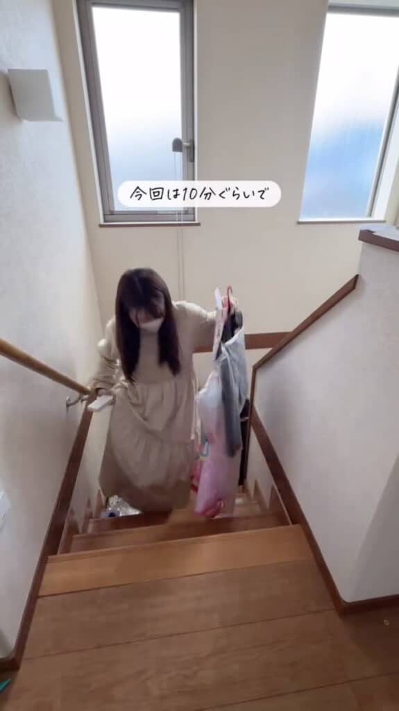 今回は10分で片付け完了！