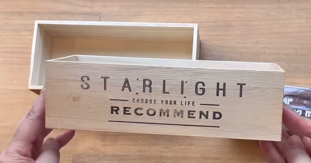 キャンドゥの普通の木箱2個→“カットなし”でおしゃれアイテムに変身！　まさかの100均DIY「すごーい！」「天才」（1/3） | ライフスタイル ねとらぼ