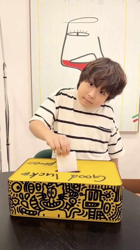 ステキな抽選箱が完成！