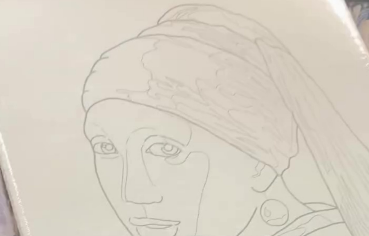 ダイソーのキャンバス塗り絵→元作品を無視して現代アレンジしたら……　驚きの仕上がりに「私の知ってるクレヨンじゃない」「究極の進化系」（1/3） | 絵画 ねとらぼ