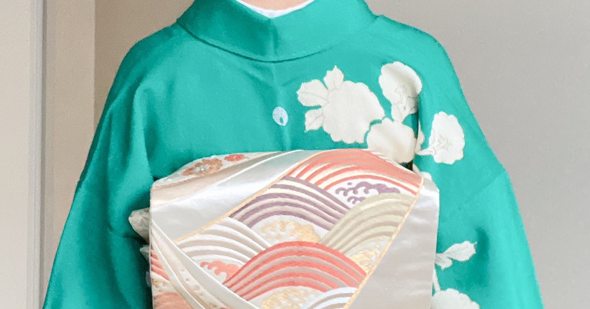 【着物】何も考えず二重太鼓を結んで鏡を見たら……　偶然できた驚きの絵柄に「これ、最高に気持ちがいい！！」「お見事です」　投稿者に話を聞いた（1/3） | 女性 ねとらぼ