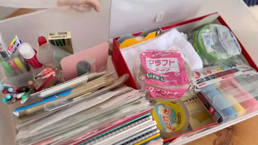 30年溜めてきた文房具（ストック）