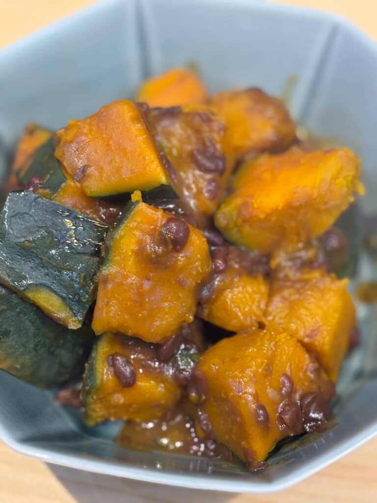 あずきバーで煮込んだ「かぼちゃのいとこ煮」
