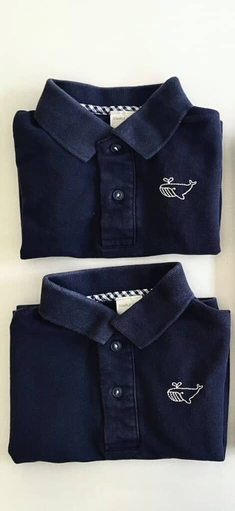 夫がおそろいで着たかった子どもたちのポロシャツ