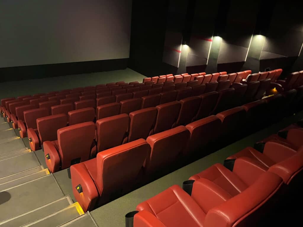 シアターの様子は日本とあまり変わりません