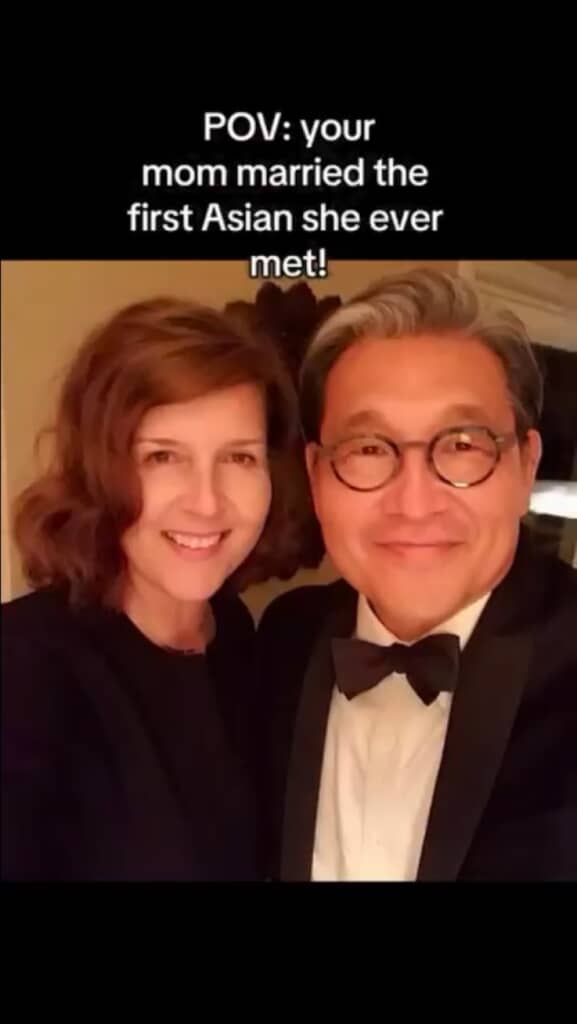 初めて出会ったアジア人と結婚