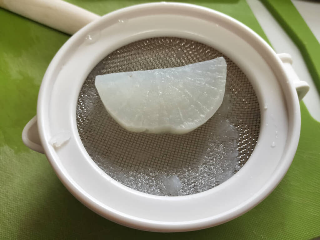 裏ごし器で大根をこしたら……