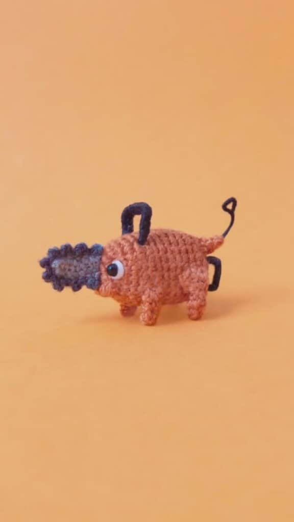 ポチタのあみぐるみが完成！