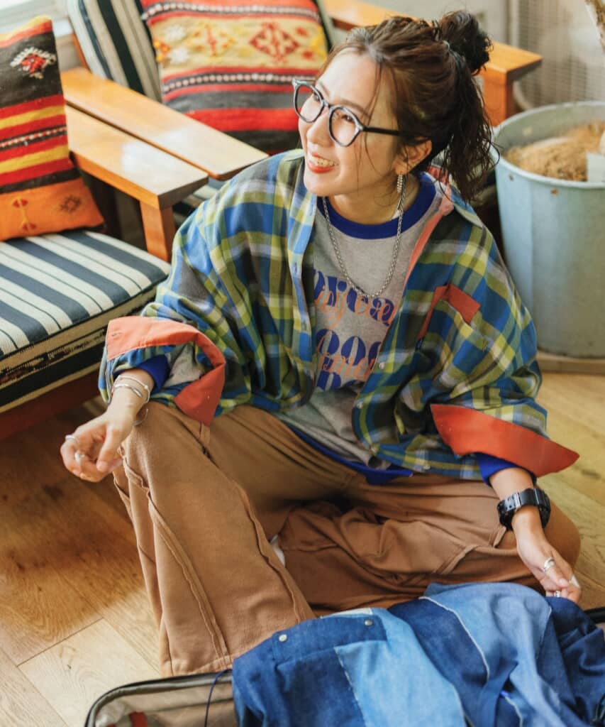 専用niko and .Misayoカラフルチェックシャツ niko and …（ニコアンド）】“Misayoカラフルチェックシャツ”が