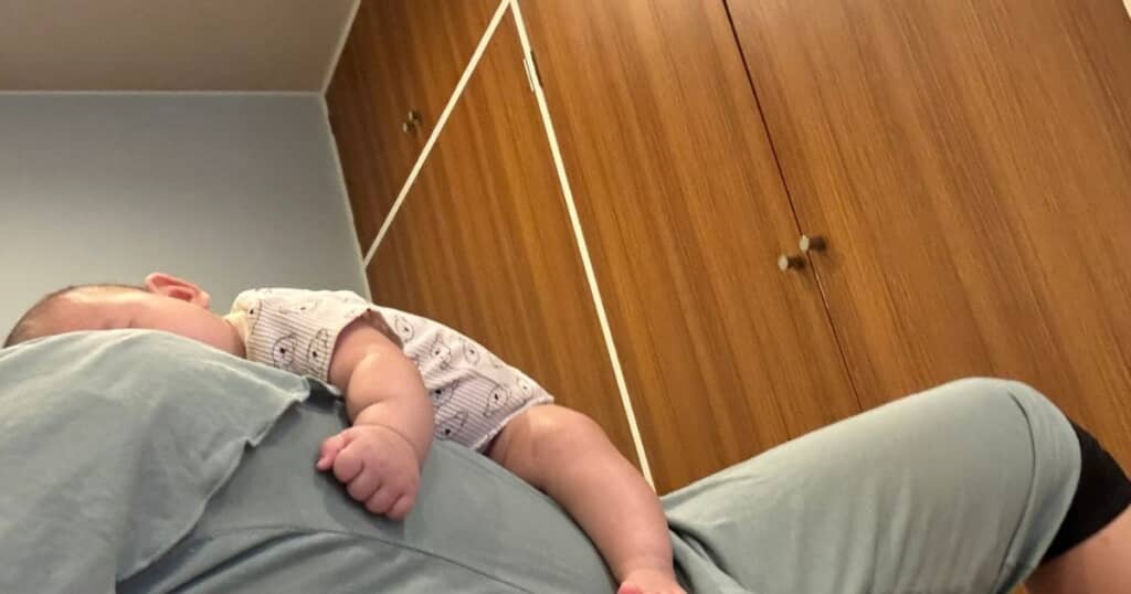 赤ちゃんの寝ている場所は……